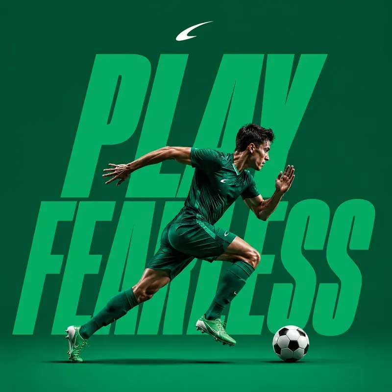 Dynamic Sports Typography Posters