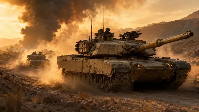 Modern Battle Tank Cinematics
