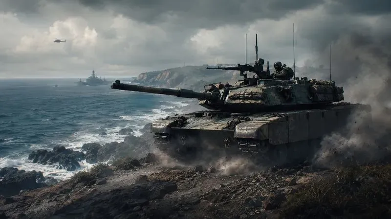 Modern Battle Tank Cinematics