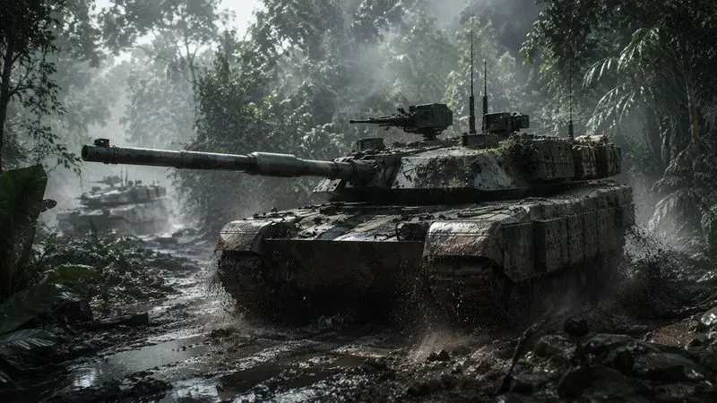 Modern Battle Tank Cinematics
