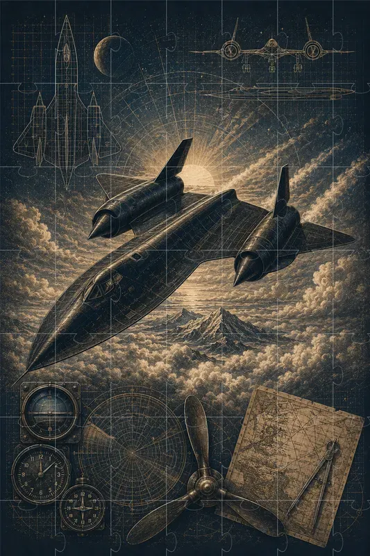 Vintage Aviation Apparel Design Engines