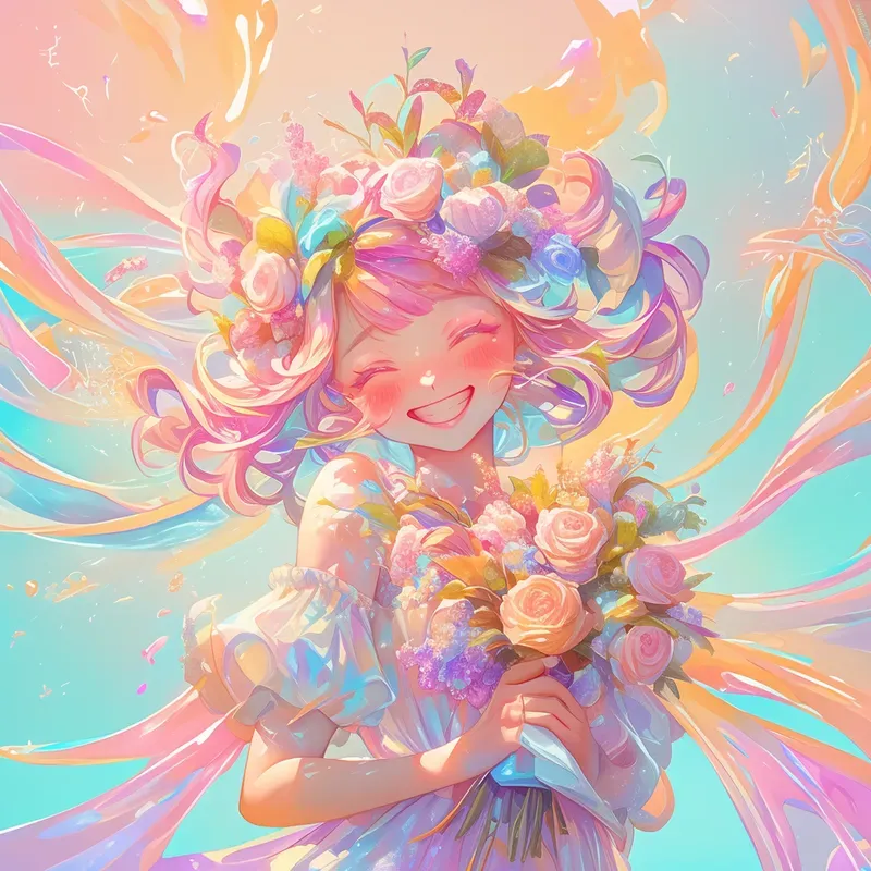 Iridescent Valentine Marketing Posters