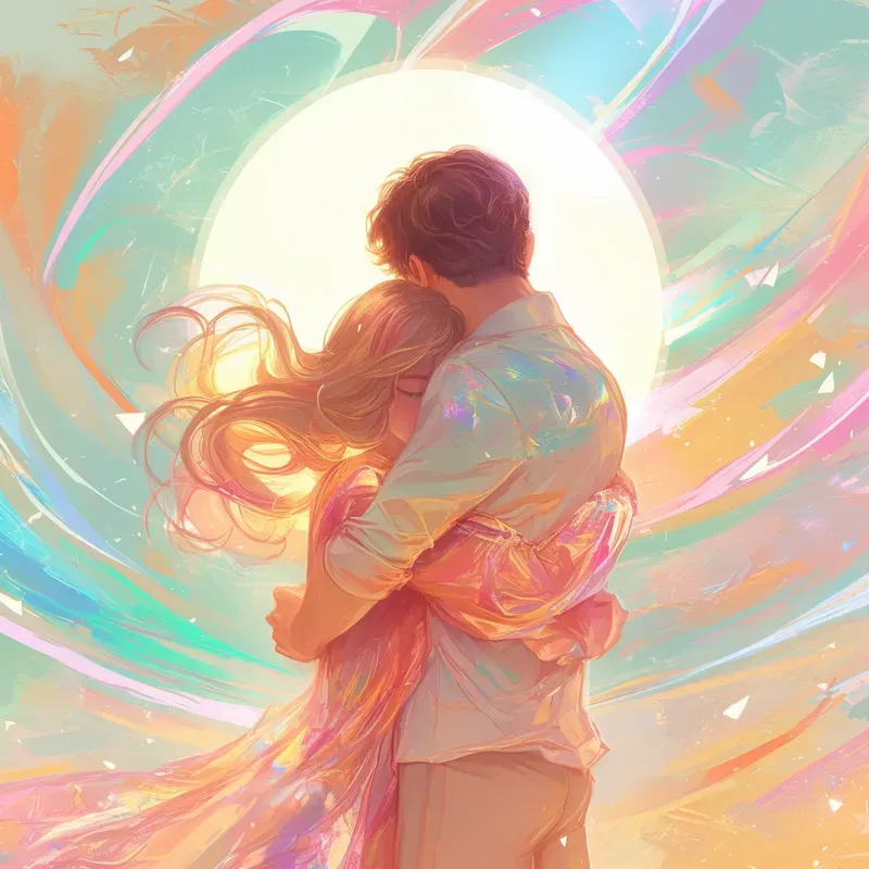 Iridescent Valentine Marketing Posters