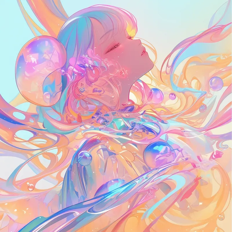 Iridescent Valentine Marketing Posters