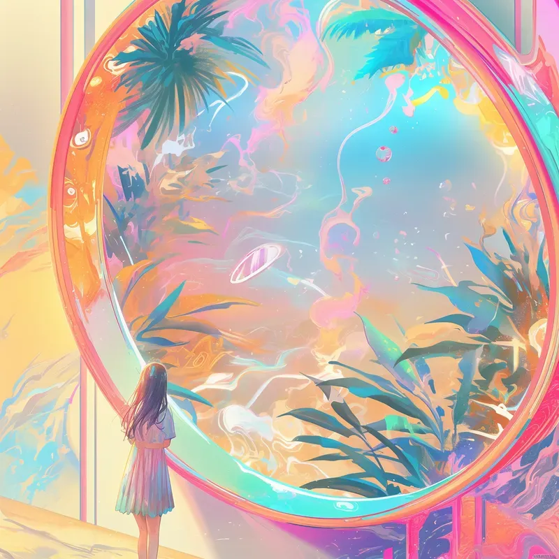 Iridescent Valentine Marketing Posters