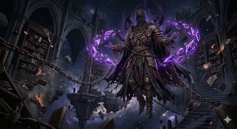 Epic Soulslike Dark Fantasy Boss Art