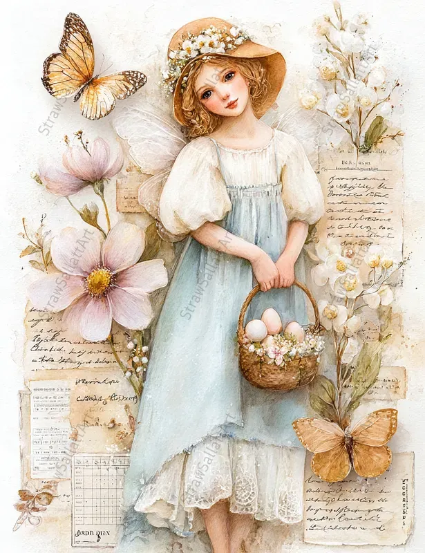 Spring Characters Easter Junk Journals