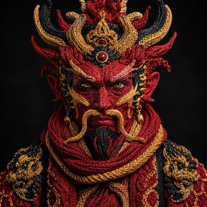 Knitted Fantasy Portrait Sets