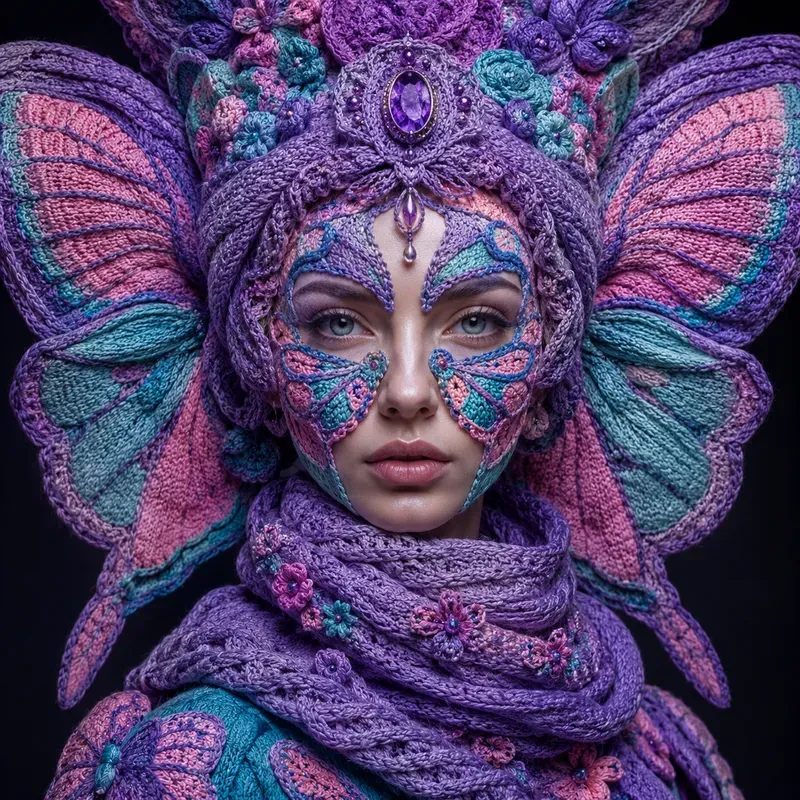 Knitted Fantasy Portrait Sets