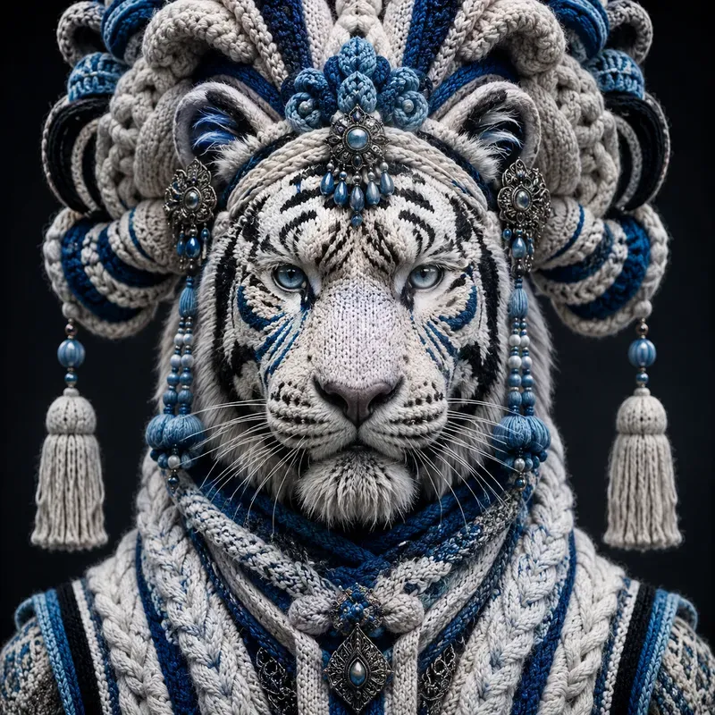 Knitted Fantasy Portrait Sets