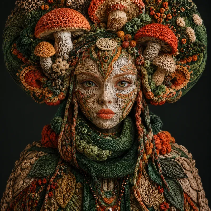 Knitted Fantasy Portrait Sets