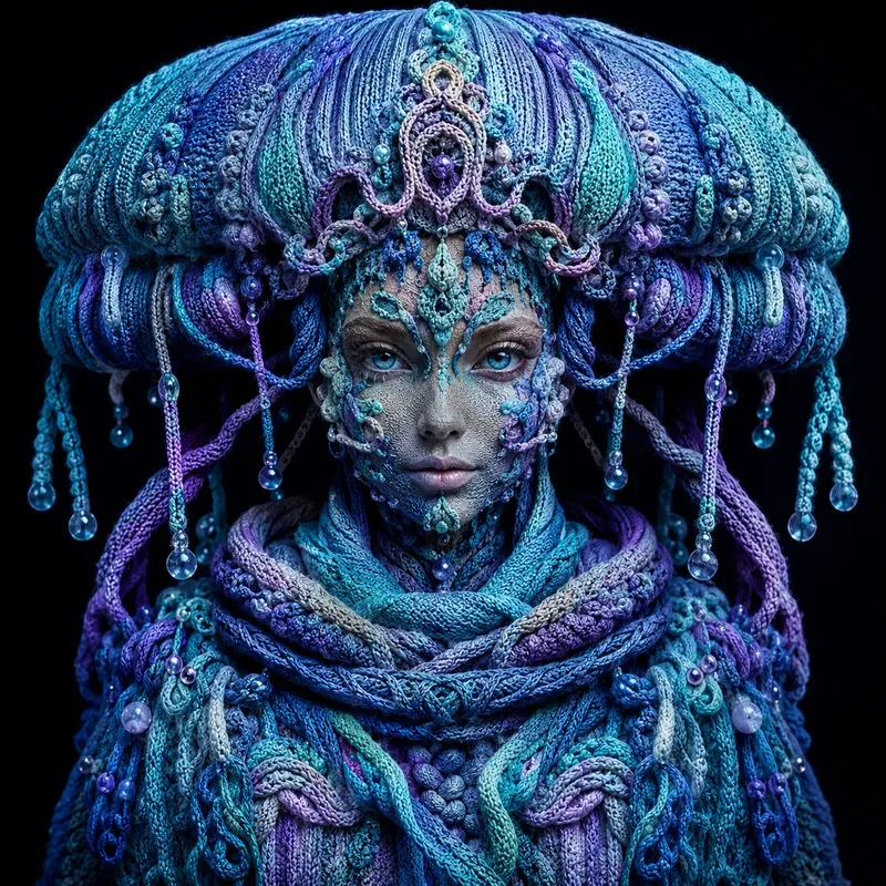 Knitted Fantasy Portrait Sets