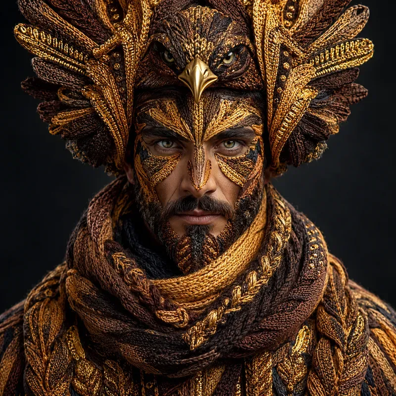 Knitted Fantasy Portrait Sets