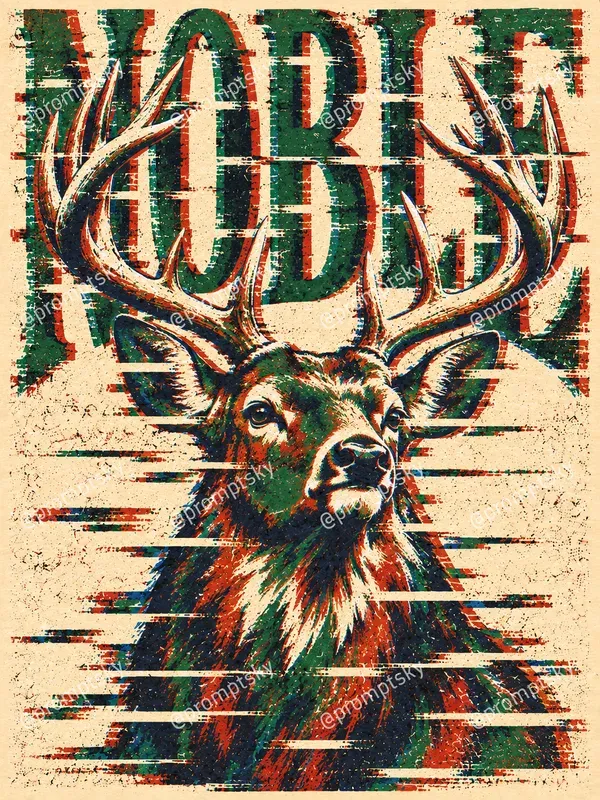 Glitched Vintage Art