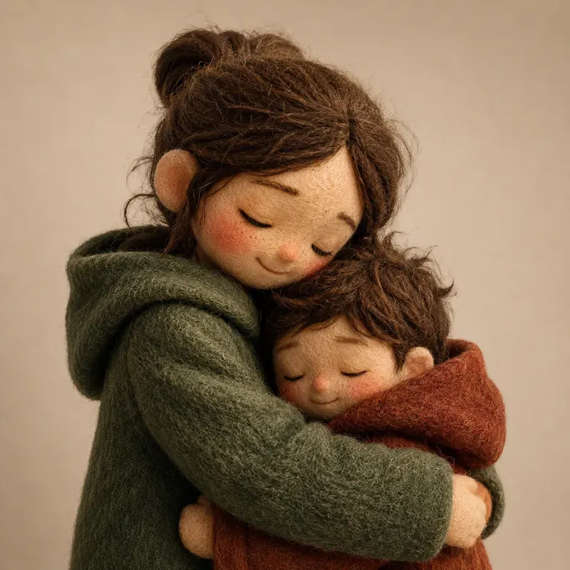Cozy 3D Wool Character Portraits