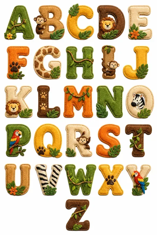 Themed Az Alphabet Sets