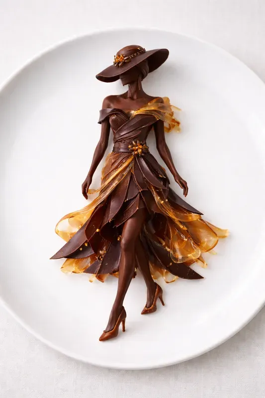 Edible Fashion Food Art Models