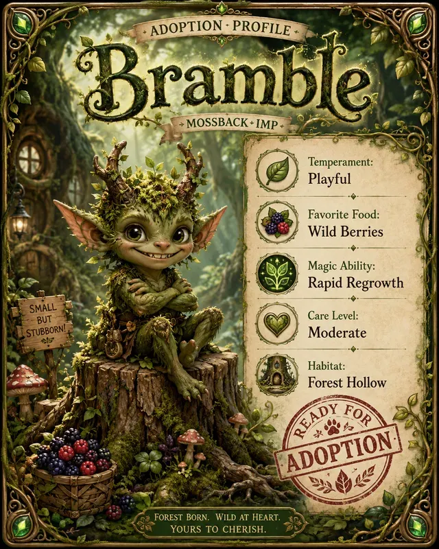 Magical Creature Adoption Profiles