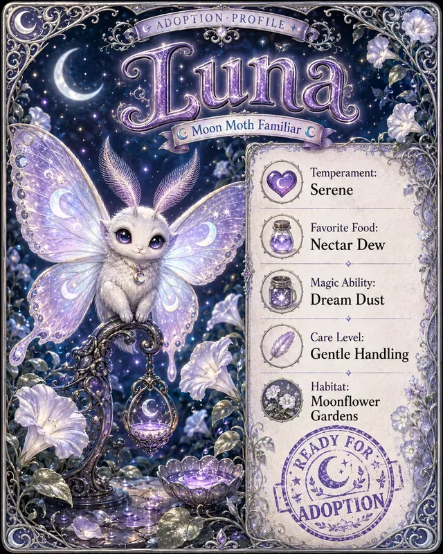 Magical Creature Adoption Profiles