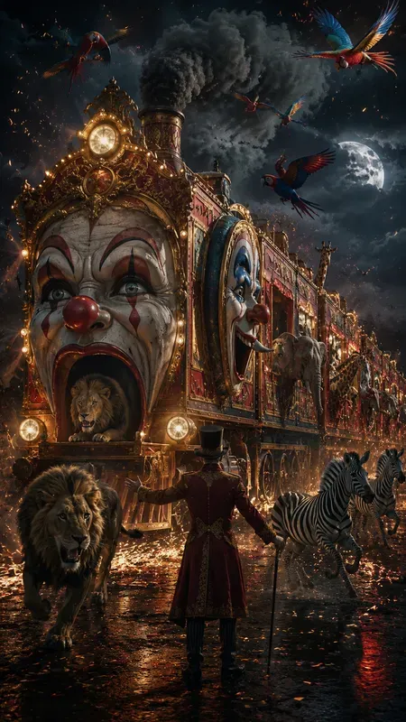 Luna Circus Surreal Carnival Realms