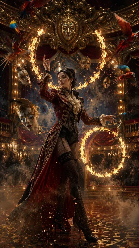 Luna Circus Surreal Carnival Realms