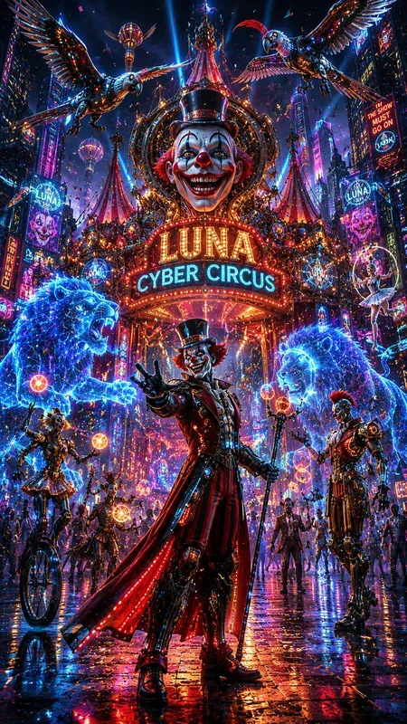 Luna Circus Surreal Carnival Realms