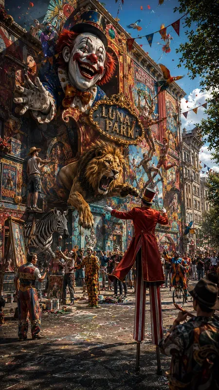 Luna Circus Surreal Carnival Realms
