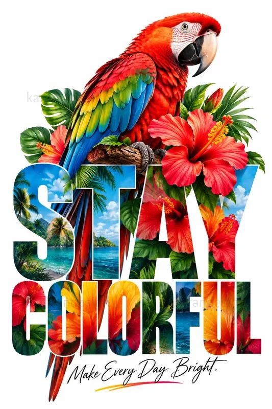 Bird Typography Posters