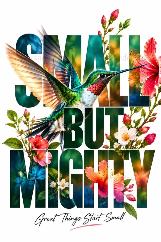 Bird Typography Posters