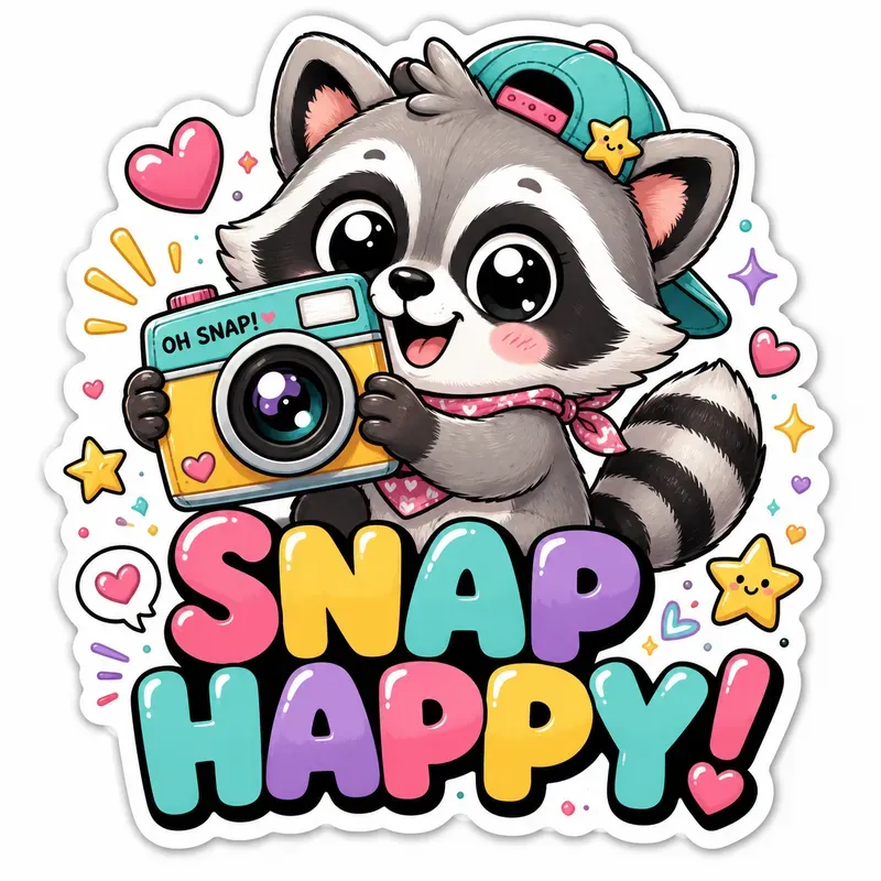 Cute Kawaii Animal Stickers
