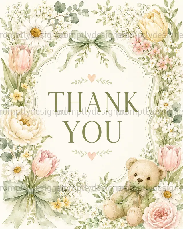 Baby In Bloom Shower Signs