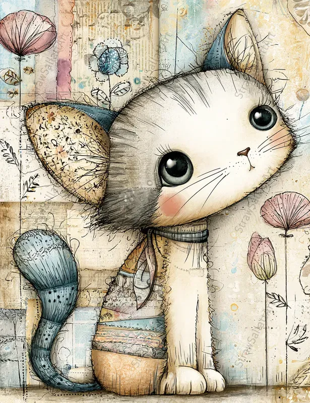 Summer Cottagecore Junk Journal Pages