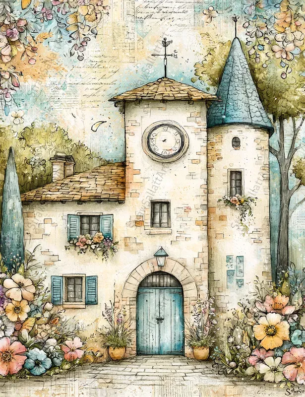 Summer Cottagecore Junk Journal Pages
