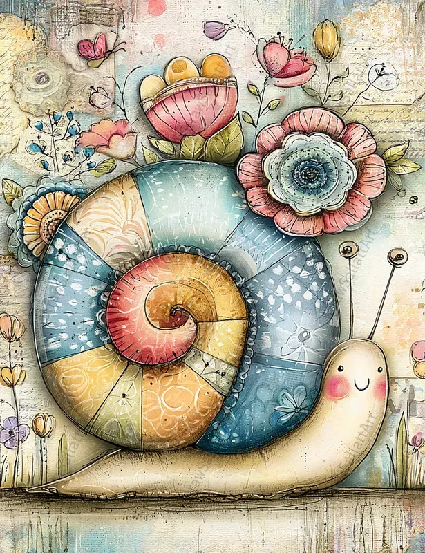 Summer Cottagecore Junk Journal Pages