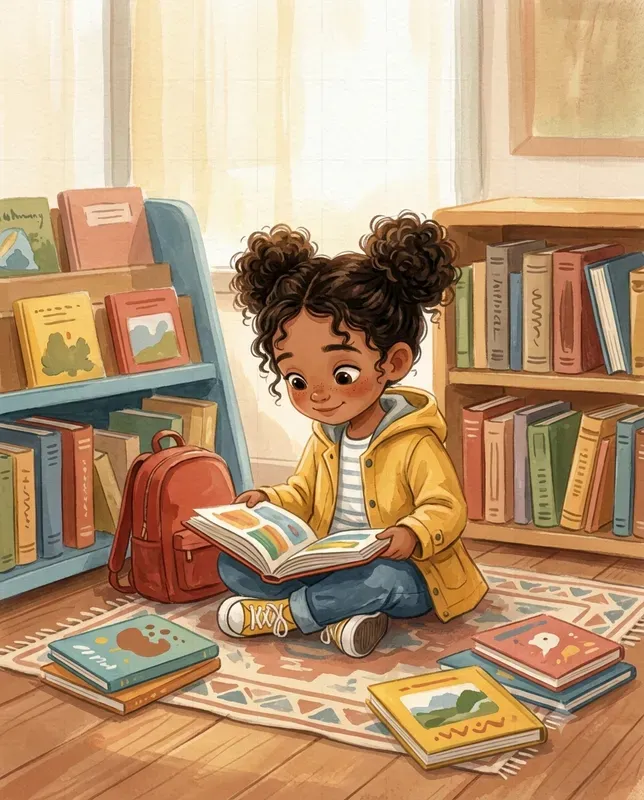 School Day Storybook Illustrations