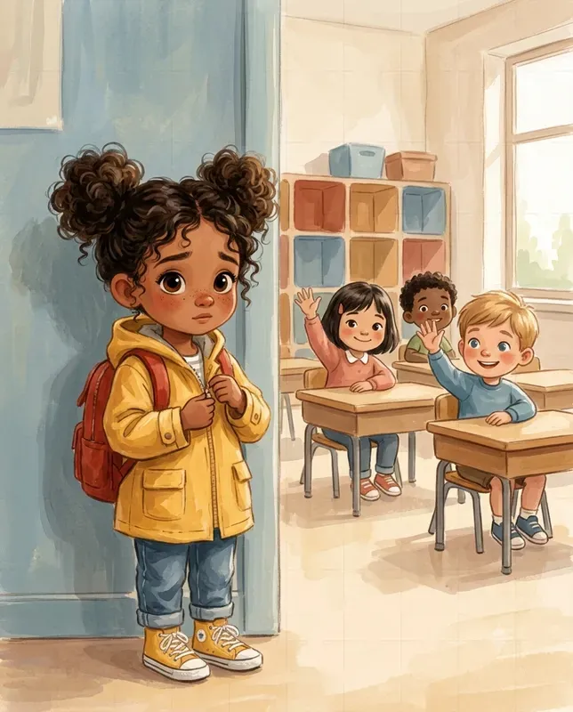 School Day Storybook Illustrations