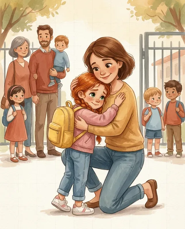 School Day Storybook Illustrations