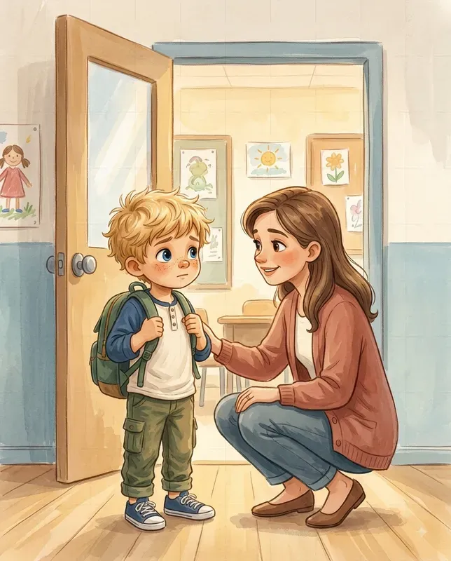 School Day Storybook Illustrations