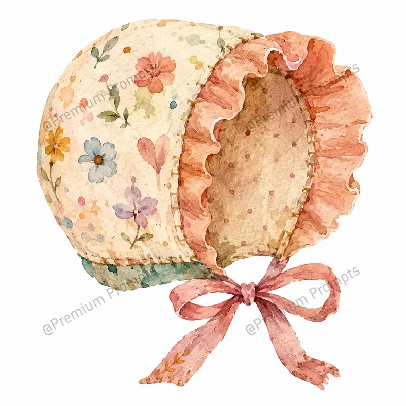 Naive Nursery Watercolor Art Cliparts
