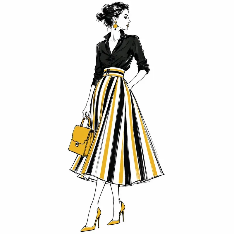 Minimalist Fashion Line Art