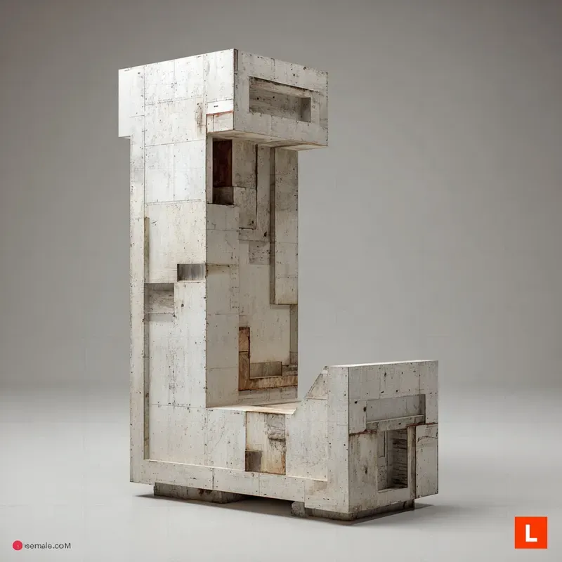 Ultrarealistic Architectural 3D Letters