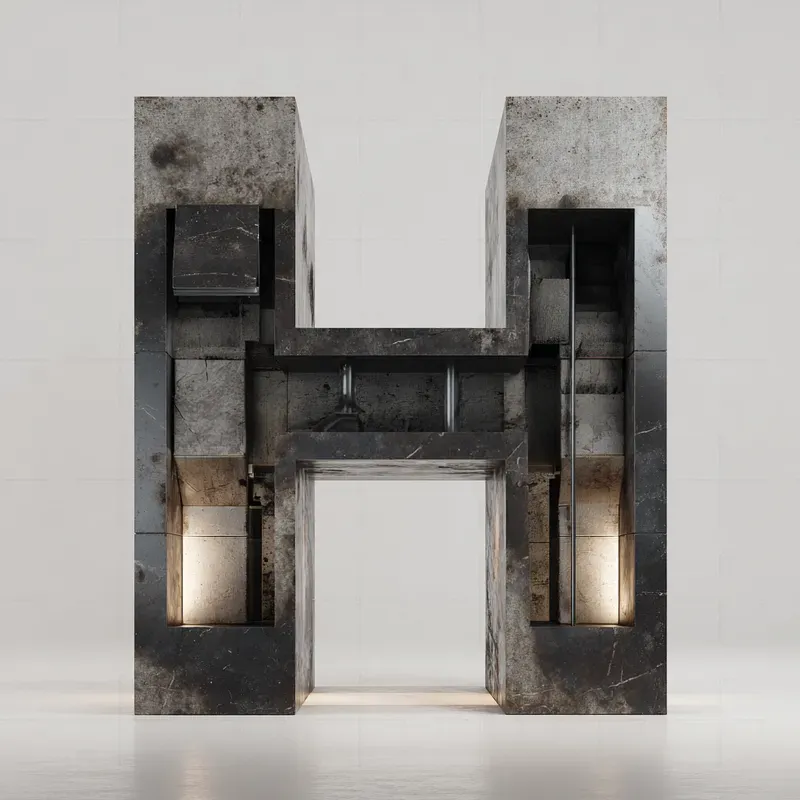 Ultrarealistic Architectural 3D Letters