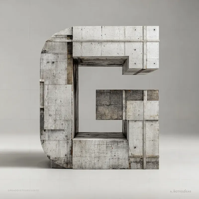 Ultrarealistic Architectural 3D Letters