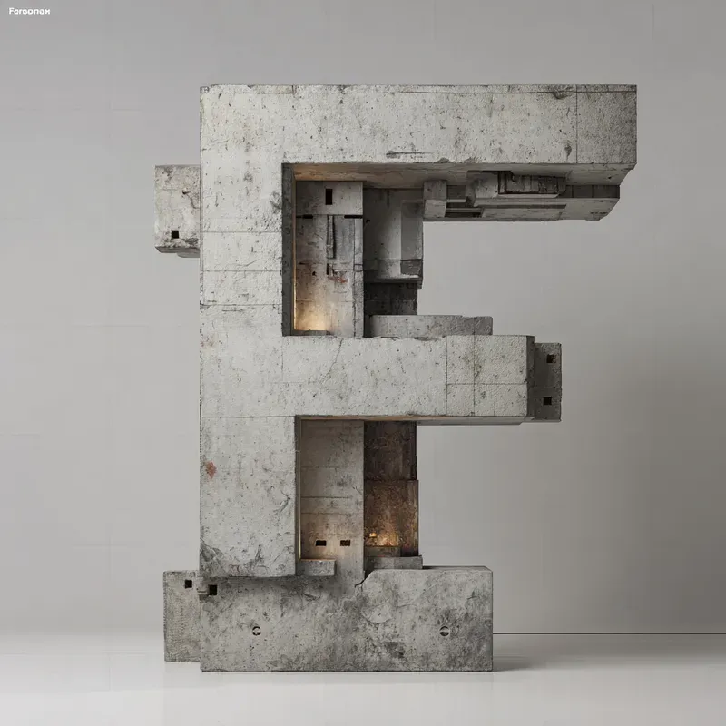 Ultrarealistic Architectural 3D Letters