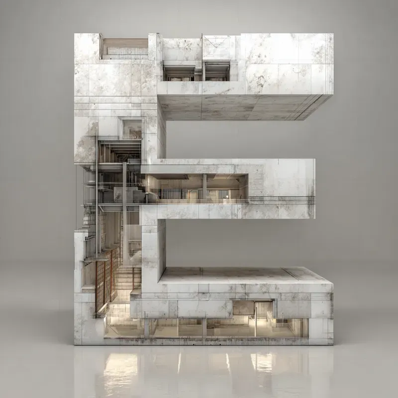 Ultrarealistic Architectural 3D Letters