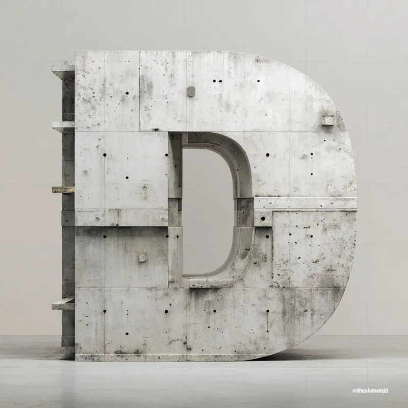 Ultrarealistic Architectural 3D Letters