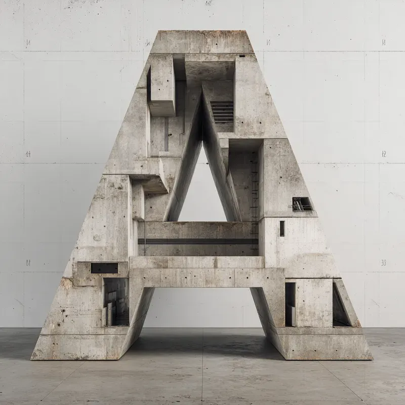 Ultrarealistic Architectural 3D Letters