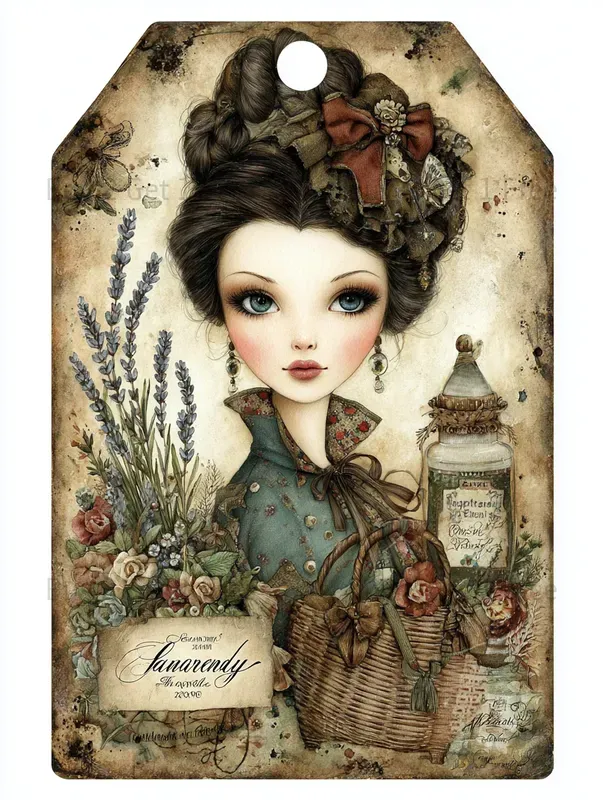 Summer Shabby Farmhouse Product Tags