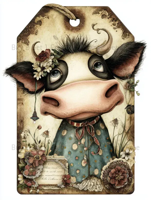 Summer Shabby Farmhouse Product Tags