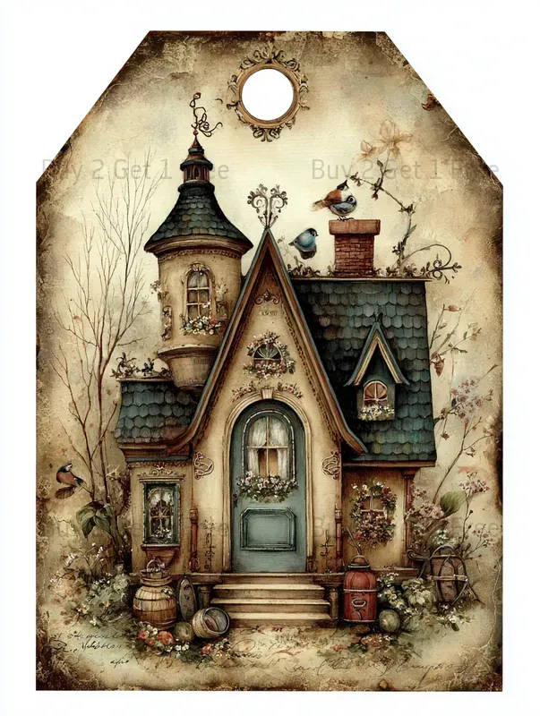 Summer Shabby Farmhouse Product Tags